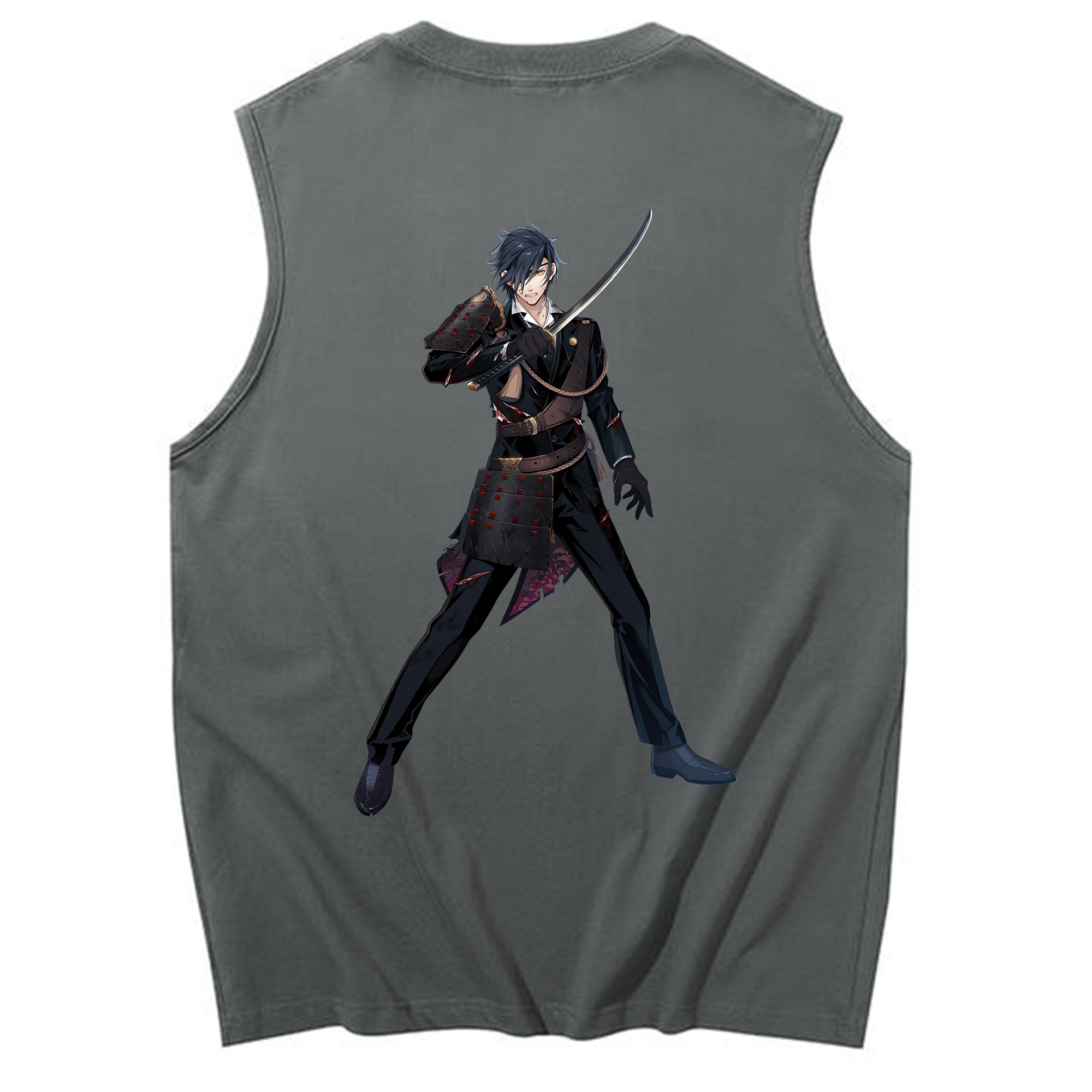 （画像用） 刀剣乱舞 Touken Ranbu コットン100％タンクトップ（背面プリント）